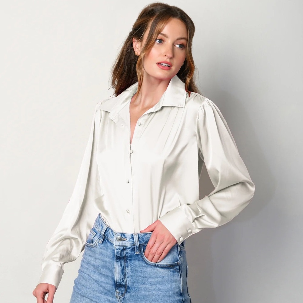 NWT Kodie WHITE Sequin Top - Hutch Design